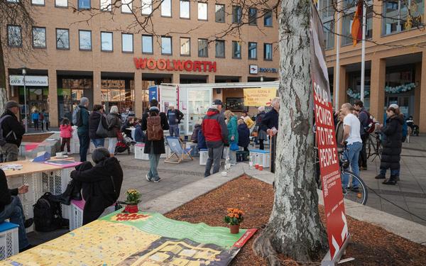 A civic event on a public space