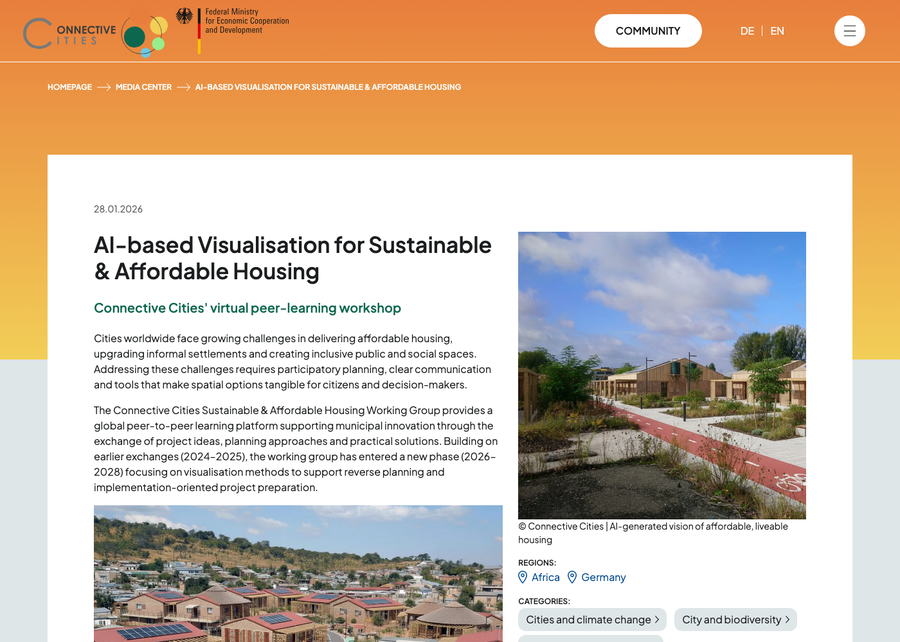 AI-based Visualisation for Sustainable & Affordable Housing