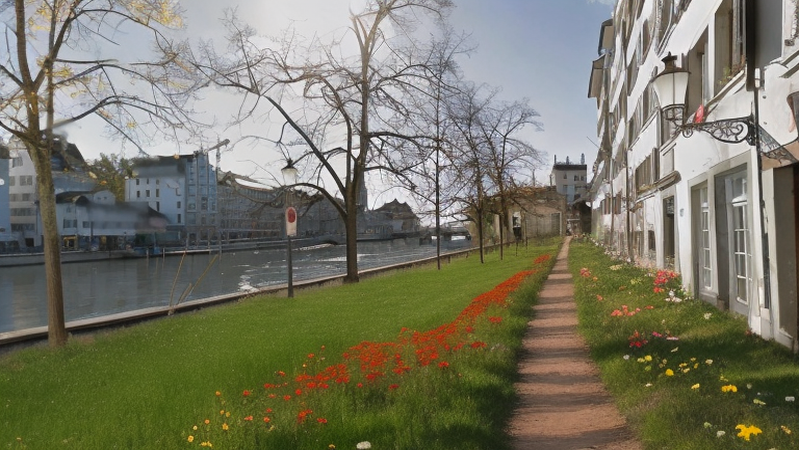 Selected AI scenario for Schipfe from the Denk Züri Neu app