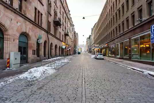 A street in winter, Helsinki, January 2023