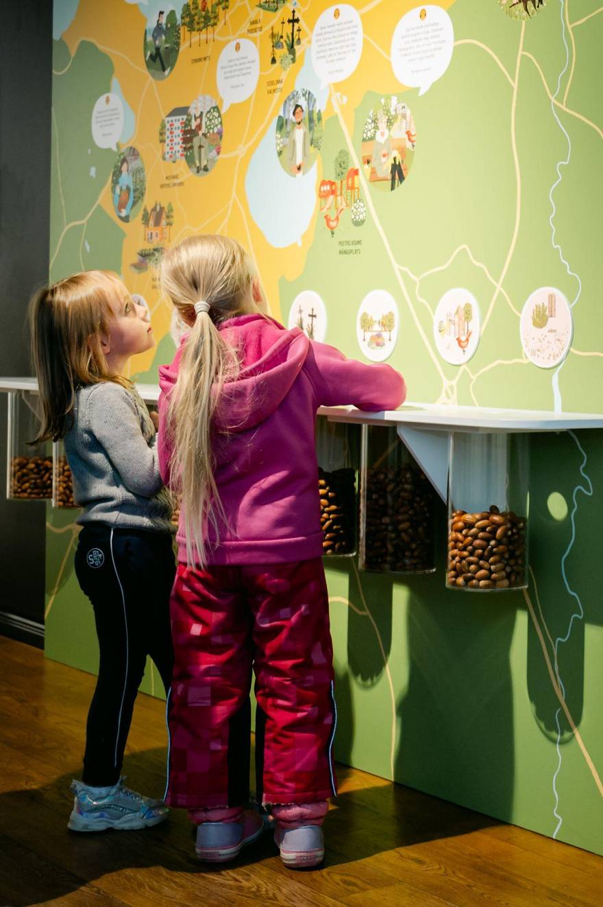 Children at the BiodiverseCity exhibit, Estonian Museum of Natural History, Tallinn