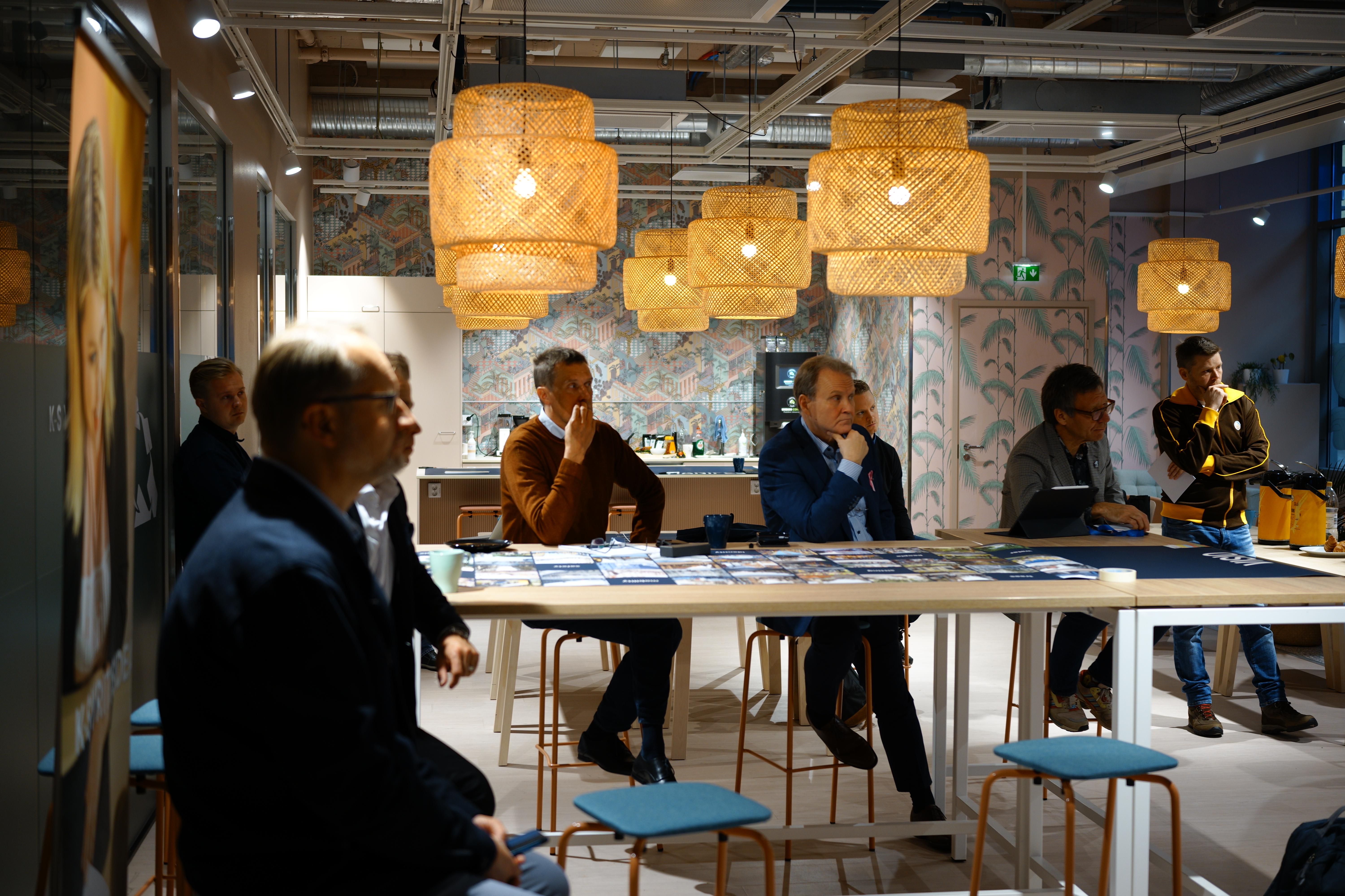 Participants at the Kauppakatu charrette, October 2021