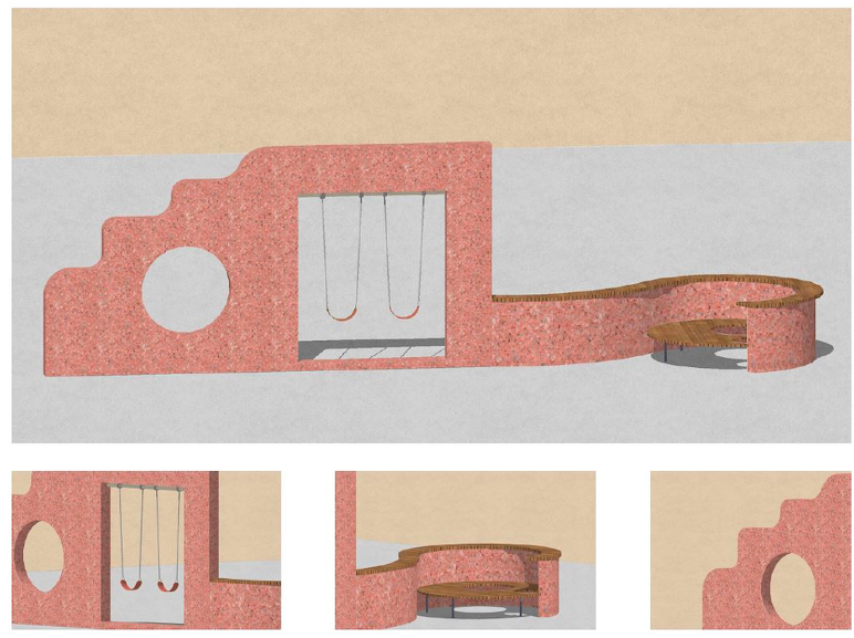 Participatory design outputs for a Pristina public space