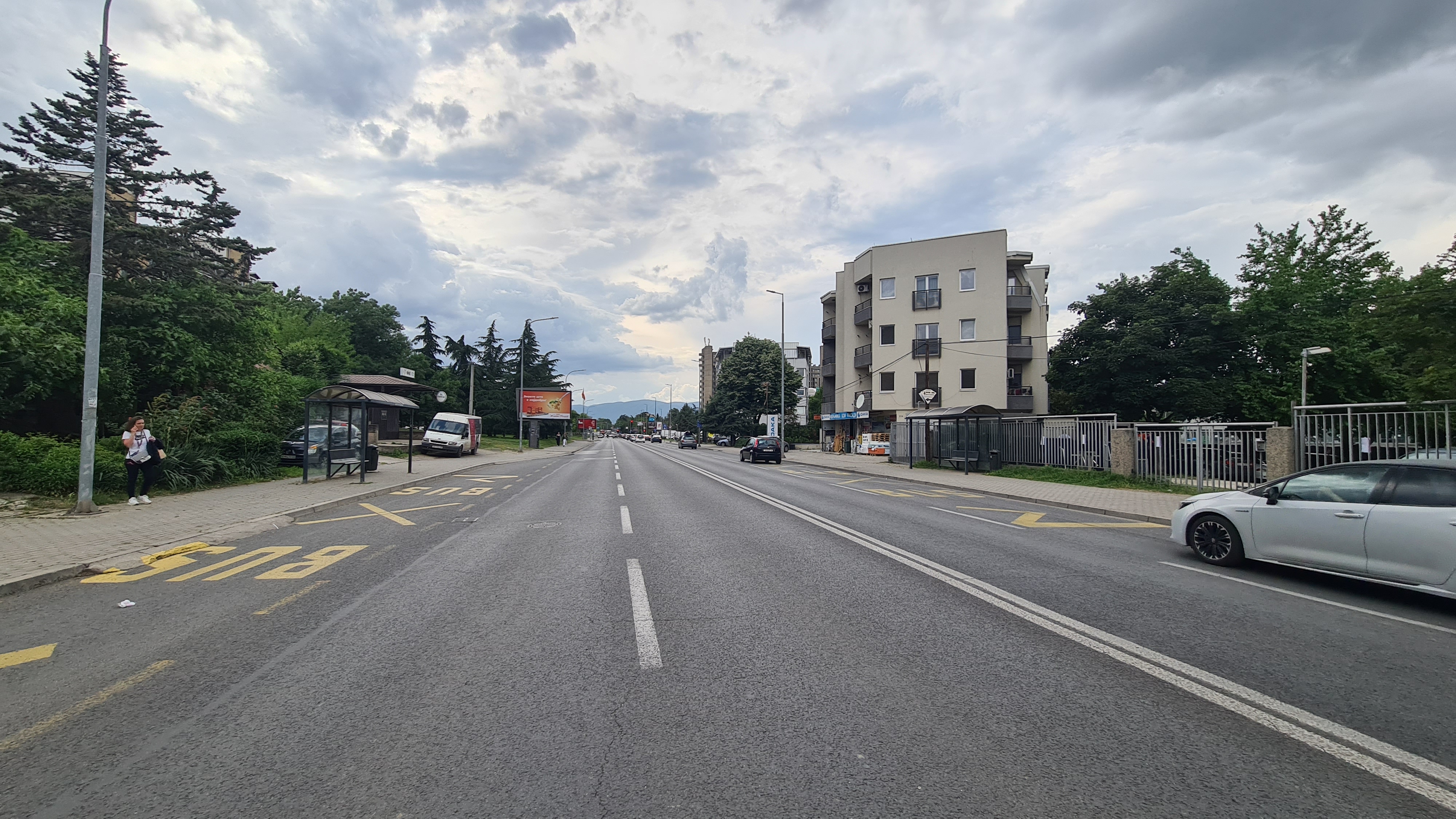 One of the regreening workshop sites in Skopje