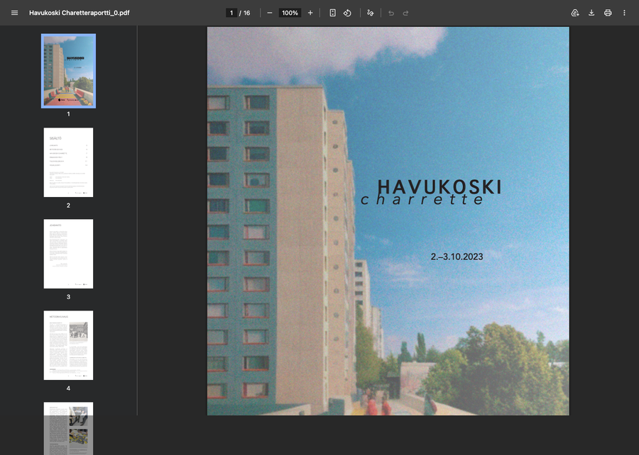 Havukoski charrette report