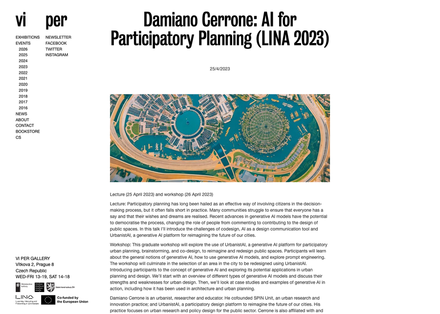Damiano Cerrone: AI & Participatory Planning